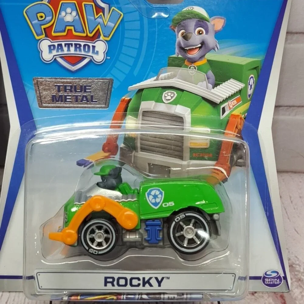 Paw Patrol True Metal Cars Full Set of 6-Chase Marshall Rubble Zuma Rocky Skye - Picture 4 of 8